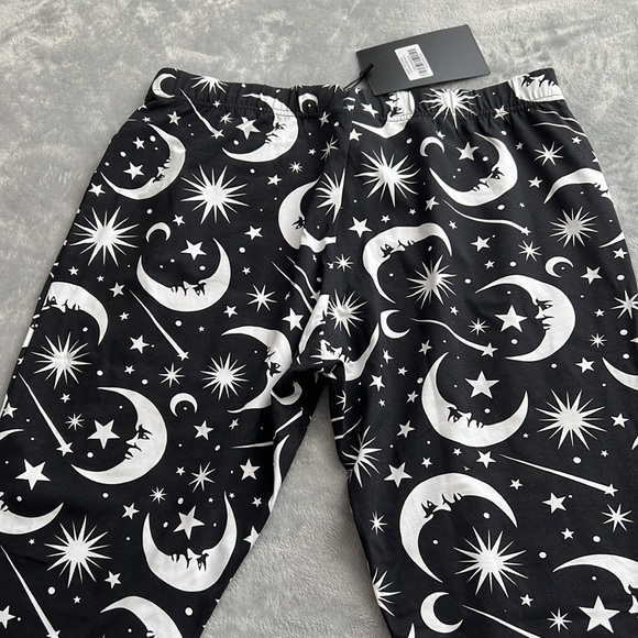 NWT Killstar Under The Stars Leggings Black White Size XXL - Picture 4 of 12